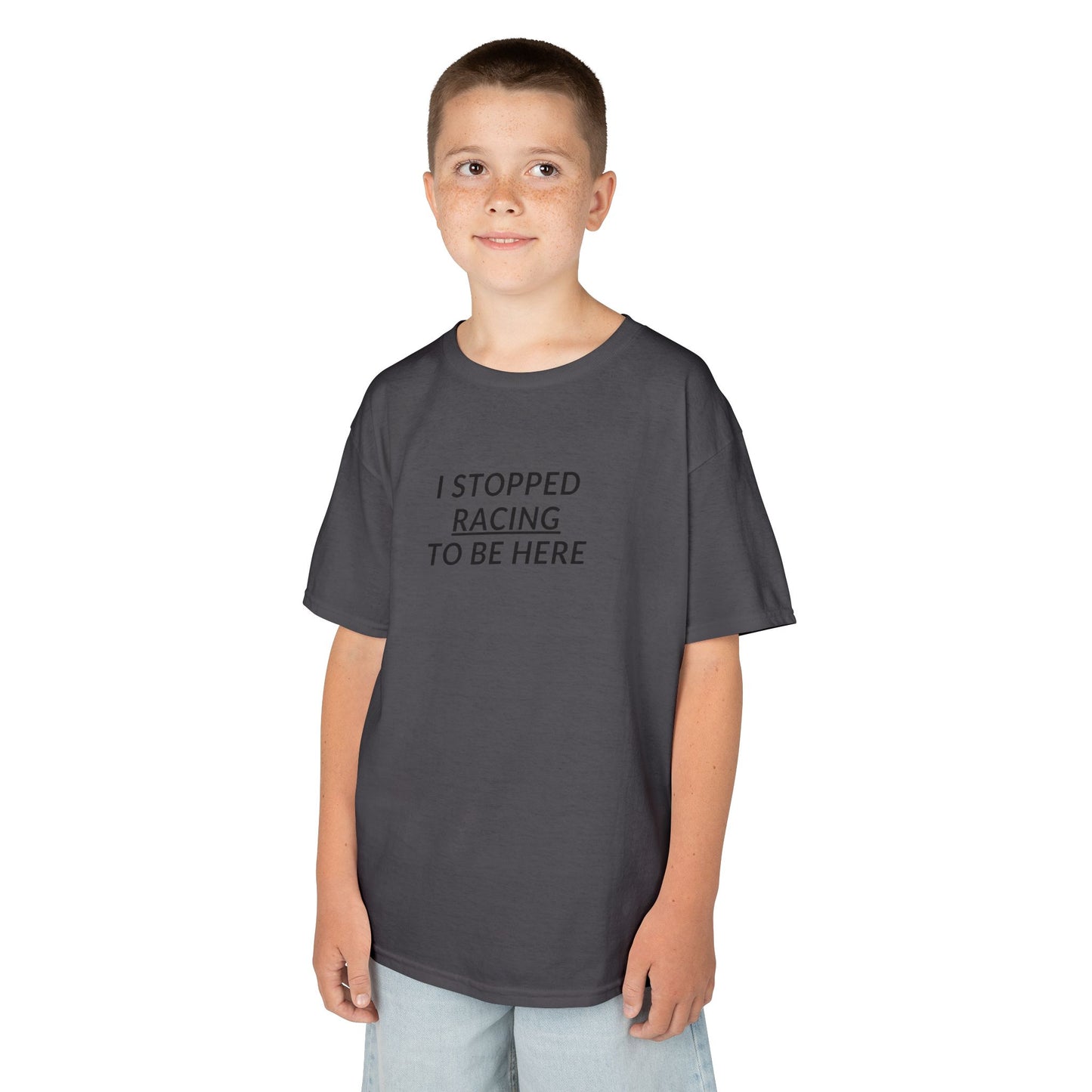 Kids Heavy Cotton™ Tee - I stopped racing
