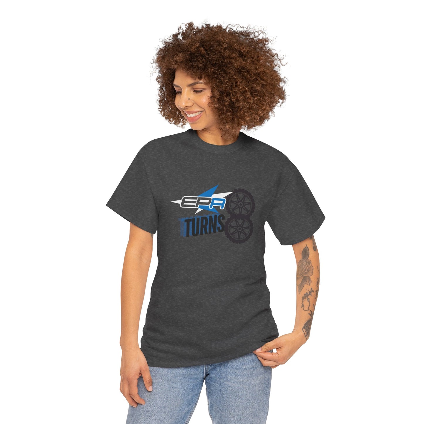 Unisex Heavy Cotton Tee - EPR Turns 8