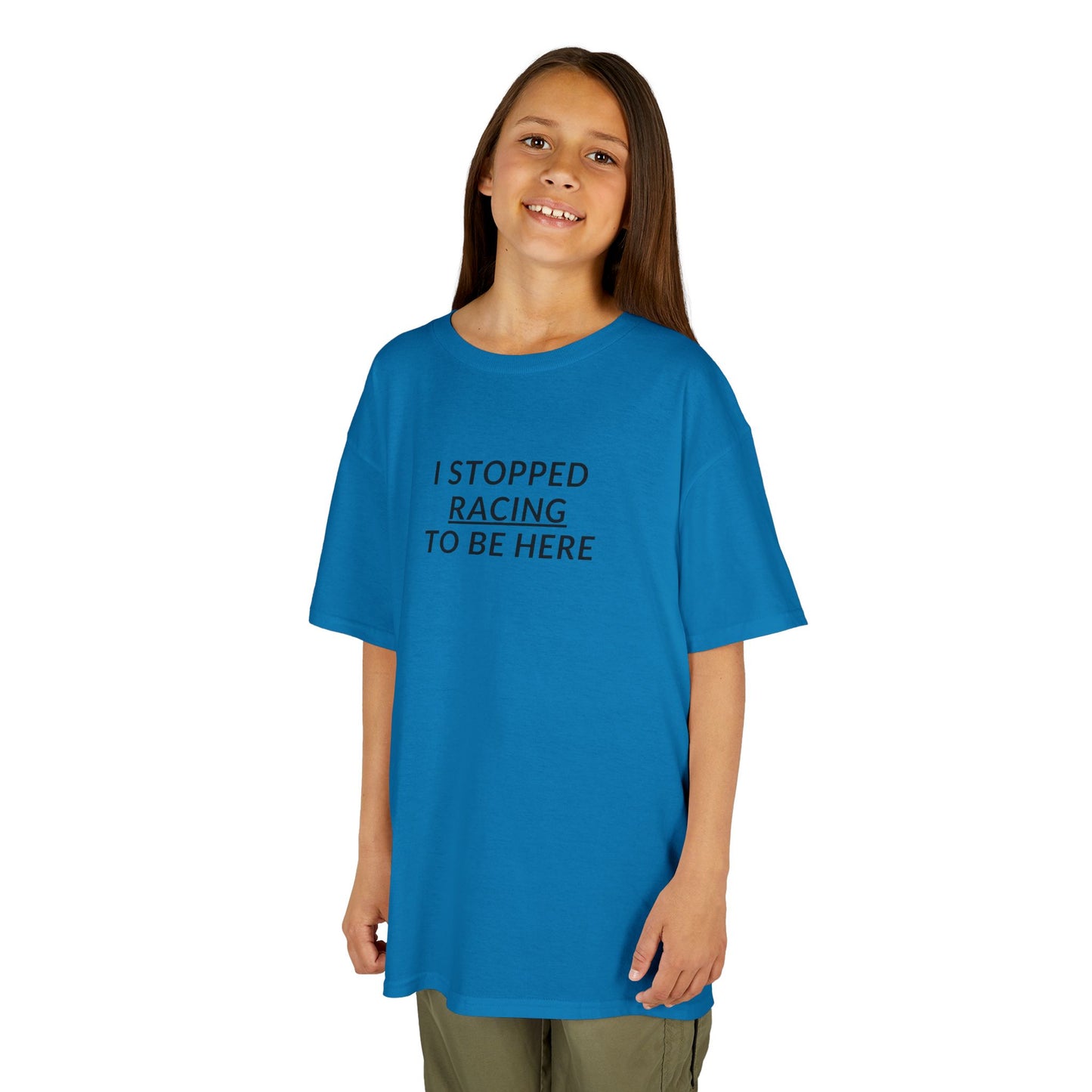 Kids Heavy Cotton™ Tee - I stopped racing