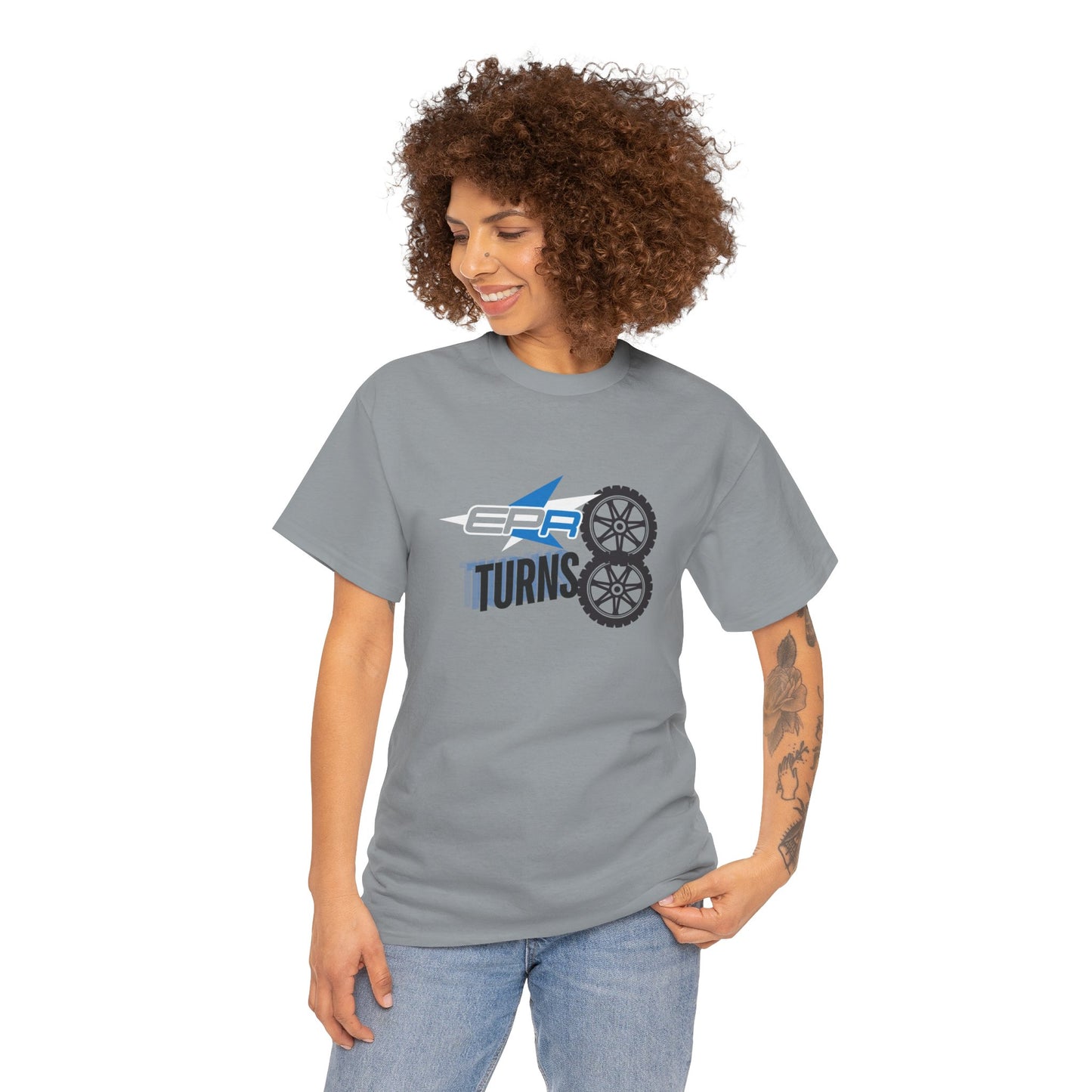 Unisex Heavy Cotton Tee - EPR Turns 8