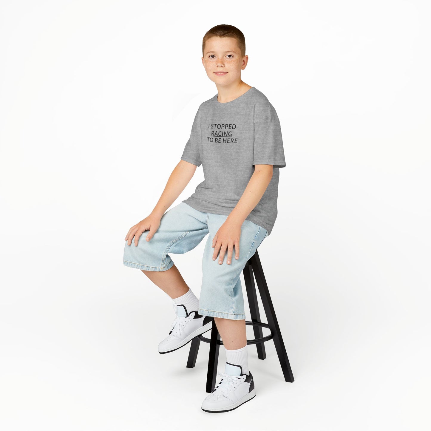 Kids Heavy Cotton™ Tee - I stopped racing