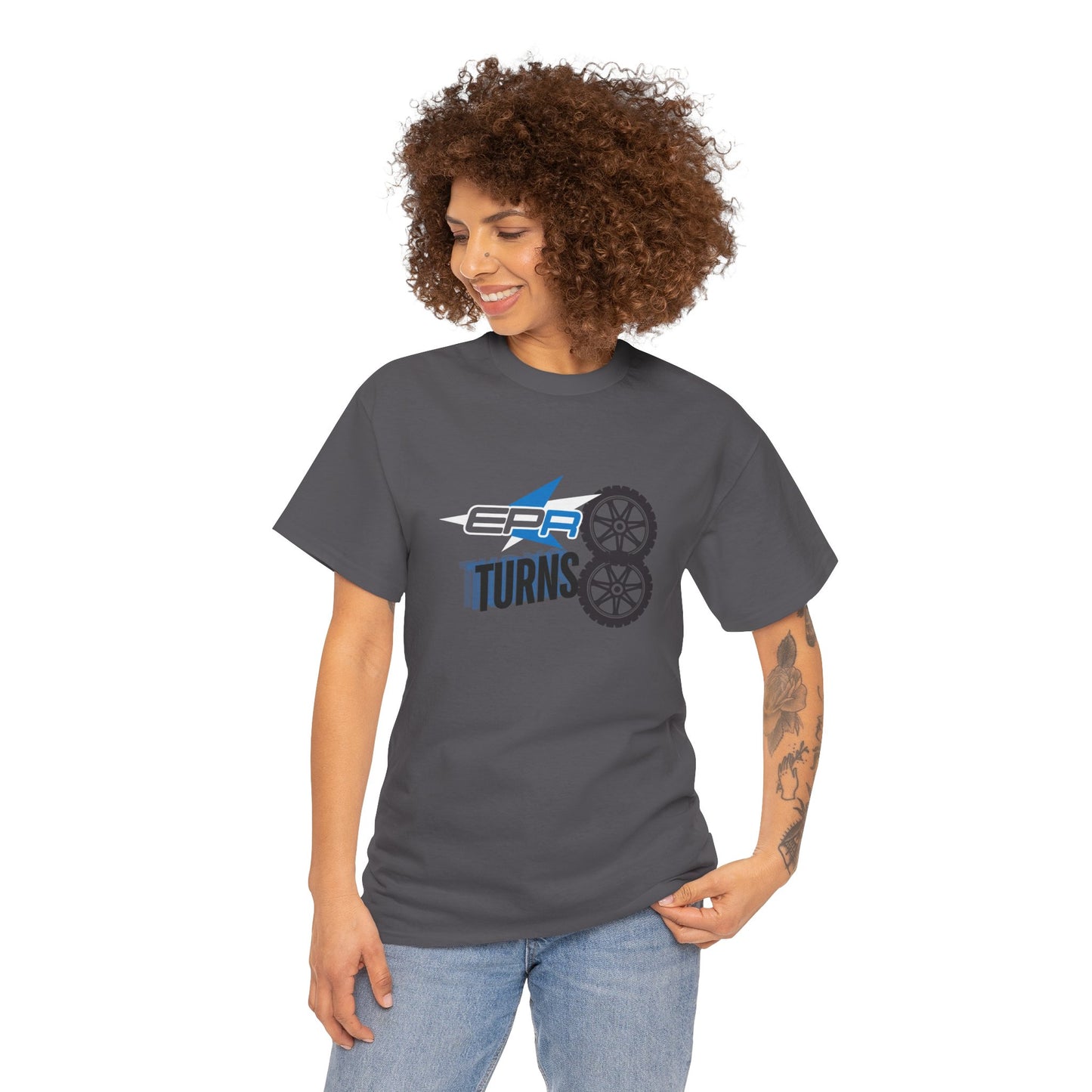 Unisex Heavy Cotton Tee - EPR Turns 8
