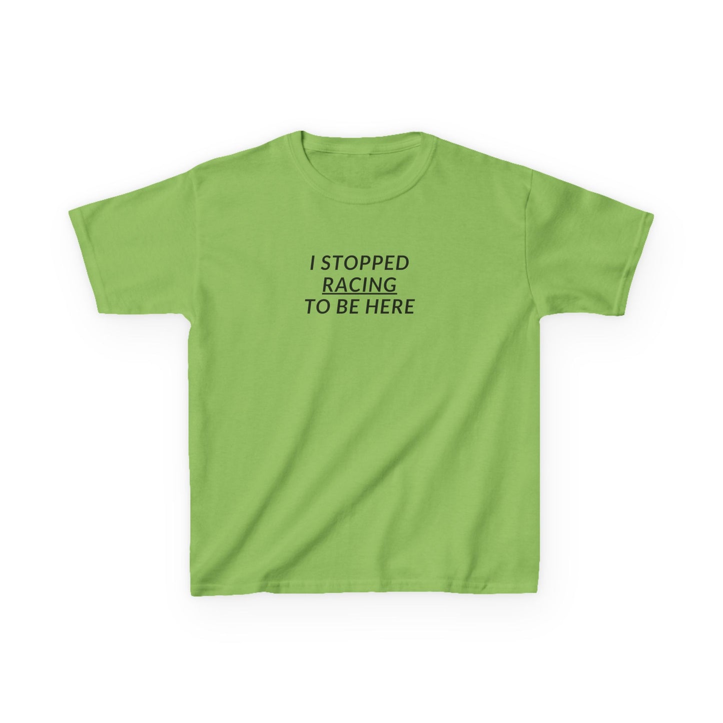 Kids Heavy Cotton™ Tee - I stopped racing