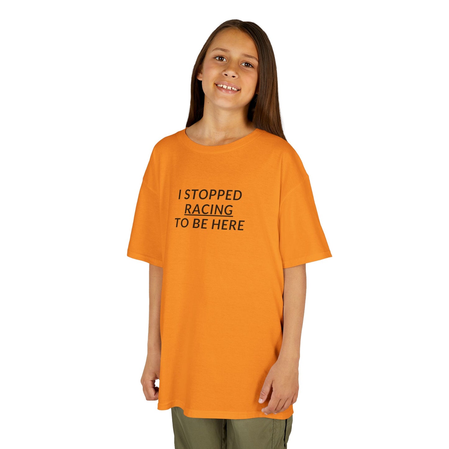 Kids Heavy Cotton™ Tee - I stopped racing