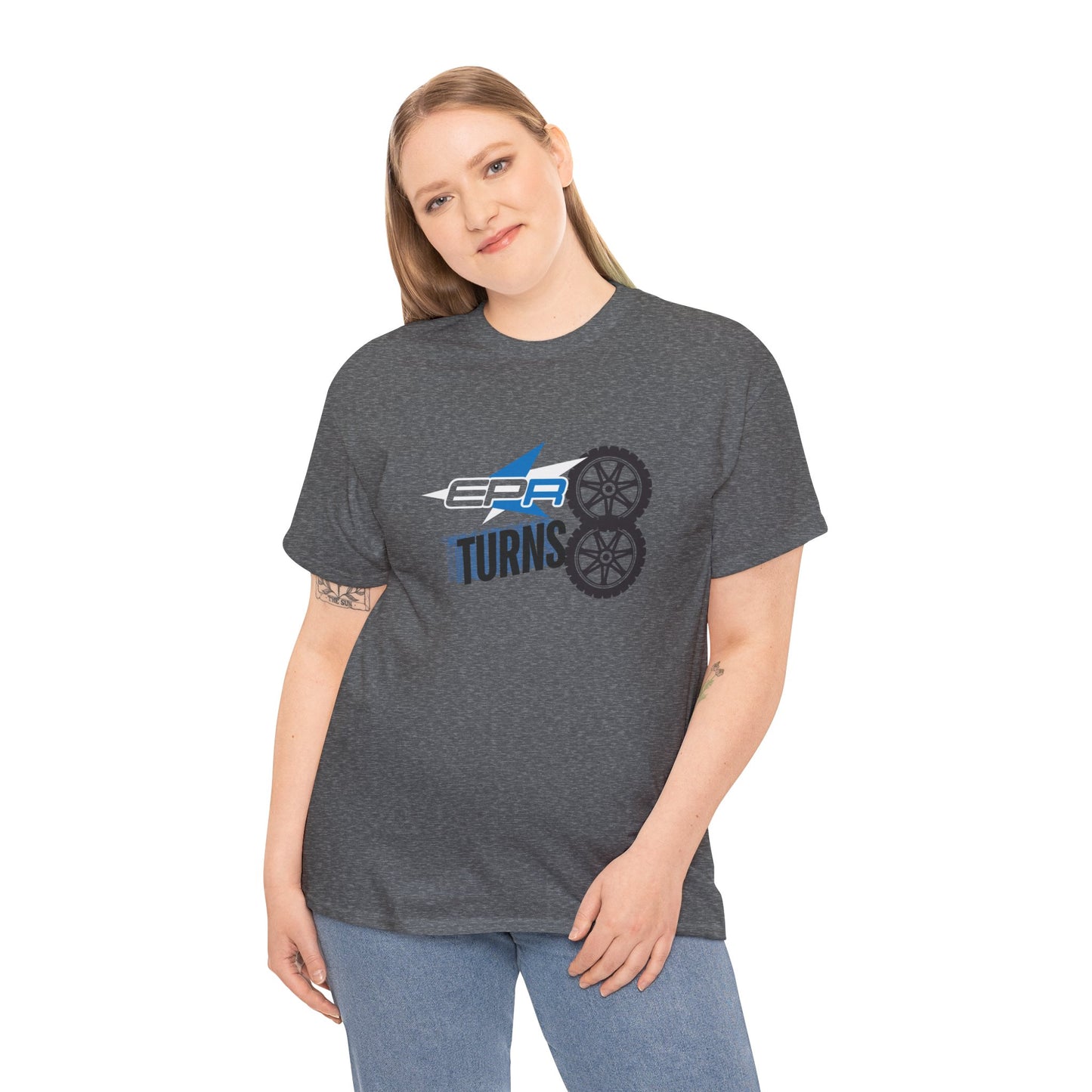 Unisex Heavy Cotton Tee - EPR Turns 8