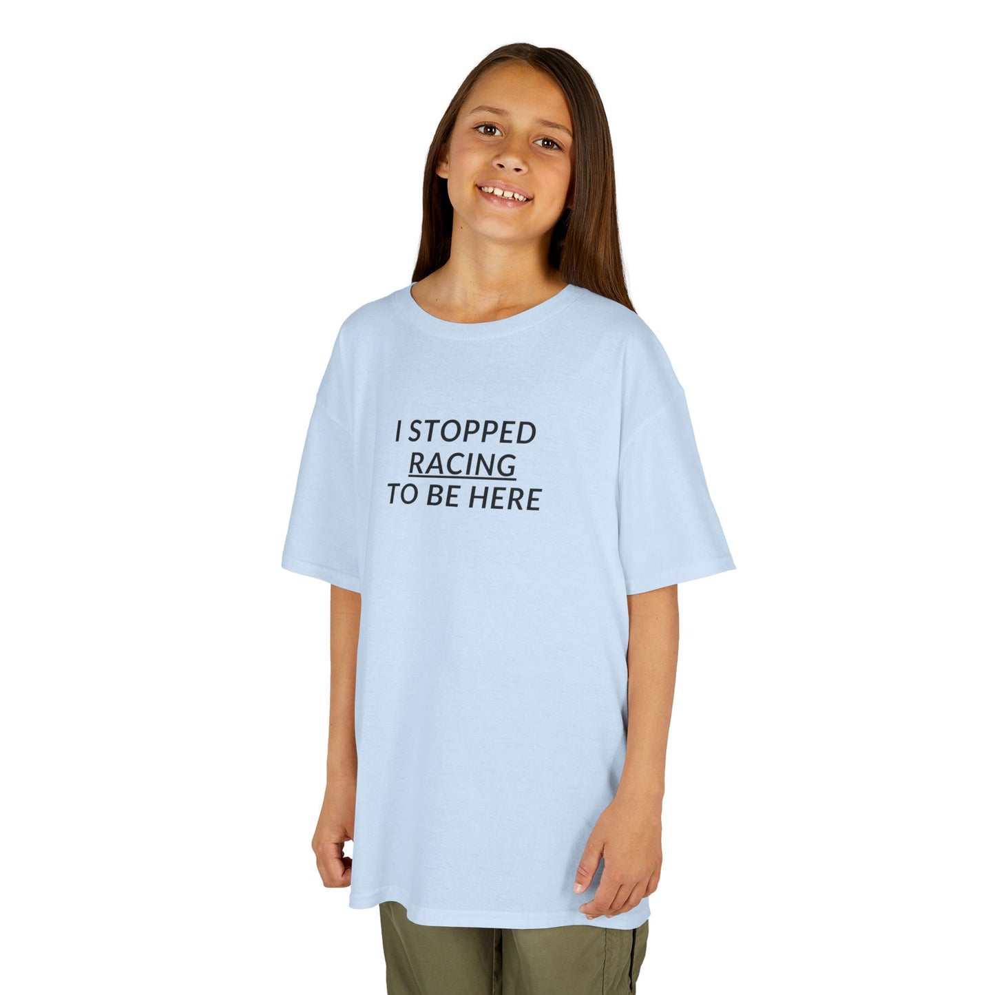 Kids Heavy Cotton™ Tee - I stopped racing