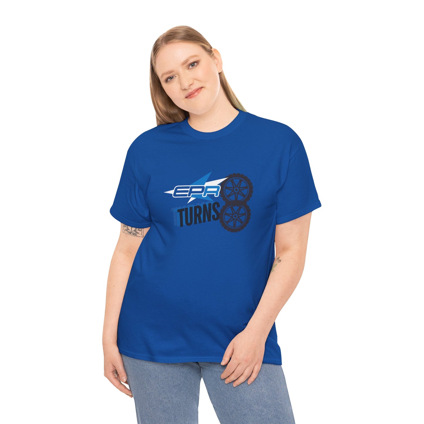 Unisex Heavy Cotton Tee - EPR Turns 8