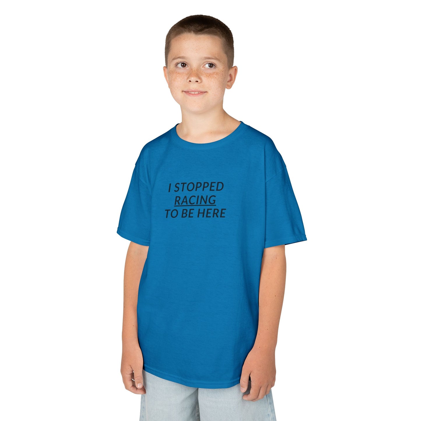 Kids Heavy Cotton™ Tee - I stopped racing