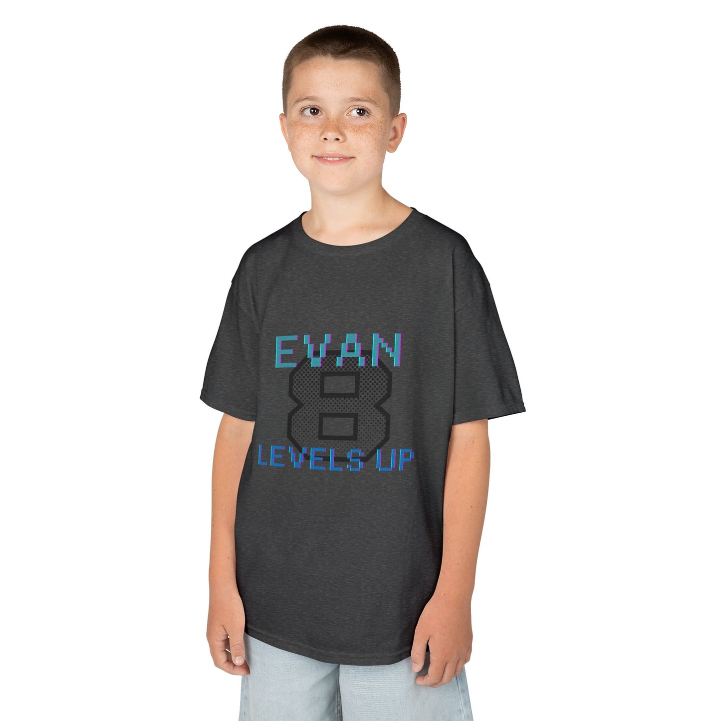 Kids Heavy Cotton™ Tee - Evan's 8