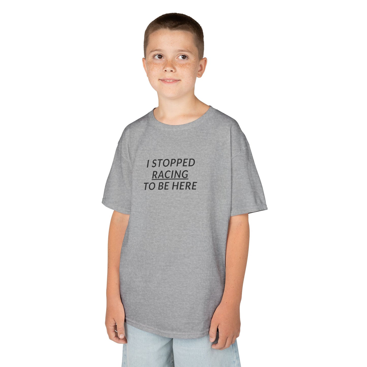 Kids Heavy Cotton™ Tee - I stopped racing