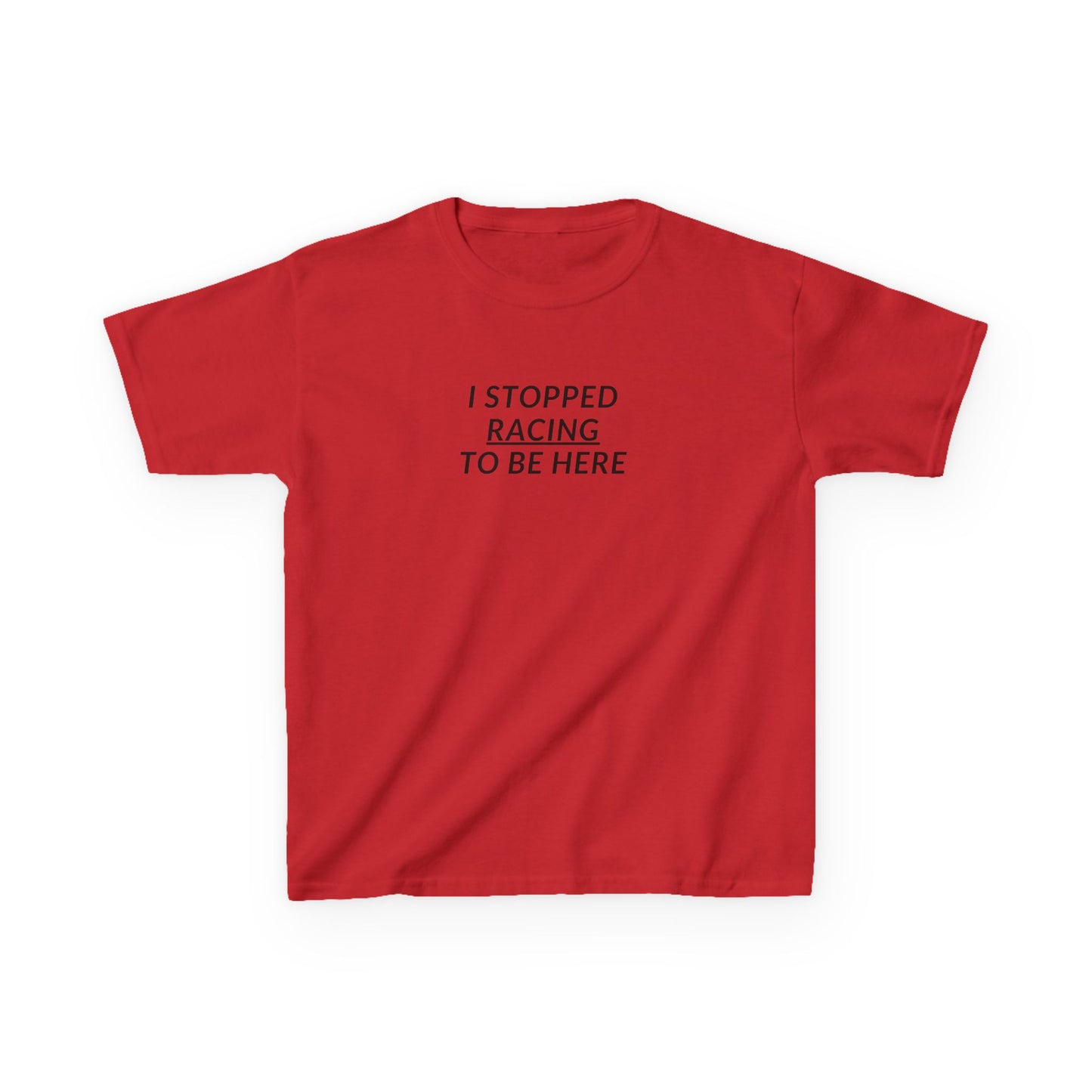 Kids Heavy Cotton™ Tee - I stopped racing