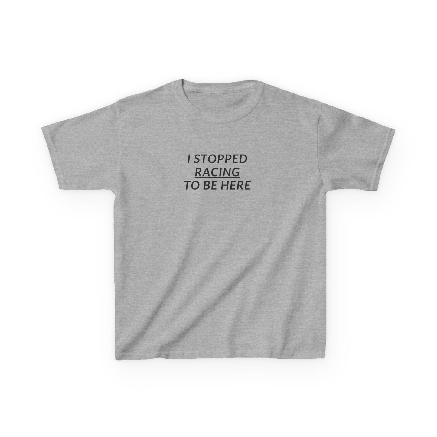 Kids Heavy Cotton™ Tee - I stopped racing